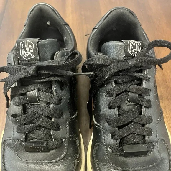 Nike Air Force One AF1 Pixel Women's Size 9 Black Low Top Sneakers - Picture 6 of 11